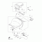 Схема узла: Сиденье Yamaha XVS1300 Midnight Star