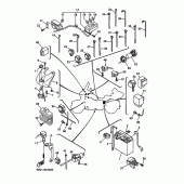 Схема вузла: Електрообладнання 1 Yamaha XVZ1300 Royal Star Venture MM Limited