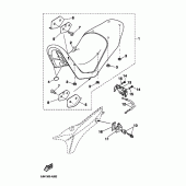 Схема узла: Сиденье Yamaha BT1100 Bulldog