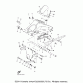 Схема вузла: Задній важіль та Підвіска Yamaha FZ1 FZ1