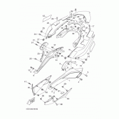 Схема вузла: Боковая крышка Yamaha YP400