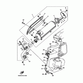 Схема узла: Выхлопная система Yamaha YP250 Grand Majesty