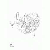 Схема узла: Масляный насос Yamaha XVS950 XV950 R-Spec