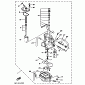 Схема вузла: Карбюратор Yamaha WR200R