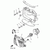 Схема вузла: Фара Yamaha XTZ660 Tenere