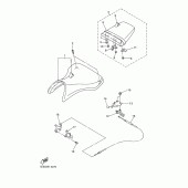 Схема узла: Сиденье Yamaha YZF-R6/ YZF600 R6