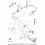 Схема узла: Электрооборудование (1) Yamaha WR250 WR250Z
