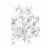 Схема узла: Облицовочные элементы Yamaha XP500 T-MAX