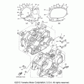 Схема узла: Картер двигателя Yamaha XVS650 V-Star Classic