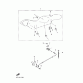 Схема узла: Сиденье Yamaha FZ6 FZ6 (Naked)