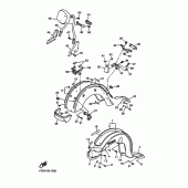Схема узла: Крыло Yamaha XVZ1300 Royal Star Tour Deluxe