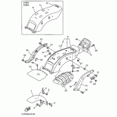 Схема узла: Pare boue Yamaha XVS650 Drag Star