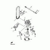 Схема вузла: Масляний насос Yamaha YZF-R6/ YZF600 R6