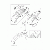 Схема узла: Крыло Yamaha TTR125 TT-R125