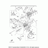 Схема вузла: Карбюратор Yamaha XVS650 V-Star Silverado