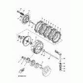 Схема вузла: Зчеплення Yamaha MT125 MT-125 (ABS)