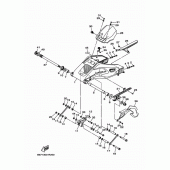 Схема вузла: Задній важіль та підвіска Yamaha FZ10/ MTN1000 MT-10