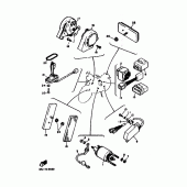 Схема узла: Электрооборудование 2 Yamaha XV750 Virago