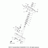 Схема узла: Рулевой механизм Yamaha XVS1300 Stryker
