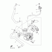 Схема вузла: Впускная система 2 Yamaha WR250 WR250X
