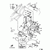 Схема узла: Крыло Yamaha TRX850