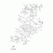 Схема узла: Облицовочные элементы Yamaha YP250 X-MAX