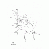 Схема вузла: Пульт управління рульовий та Важіль Yamaha XSR900/ MTM850 XSR900