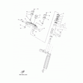 Схема узла: Рулевой механизм Yamaha XT660 Tenere