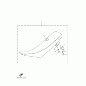 Схема узла: Сиденье Yamaha YZ250 YZ250