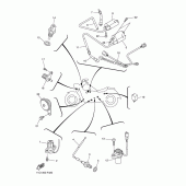 Схема узла: Электрооборудование 1 Yamaha XVS1300 Midnight Star