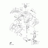 Схема узла: Топливный бак Yamaha FZ8 FZ8 FAZER