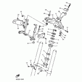 Схема узла: Рулевой механизм Yamaha XJ600 Diversion (Naked)