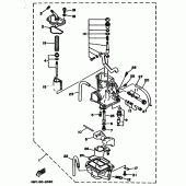 Схема вузла: Карбюратор Yamaha WR200R