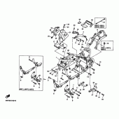 Схема узла: Рама Yamaha XVZ1300 Royal Star