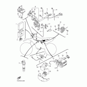 Схема узла: Электрооборудование 1 Yamaha WR450F