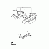 Схема вузла: Задній ліхтар (Стоп сигнал) Yamaha XJR1300