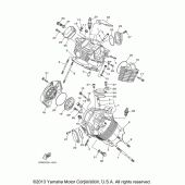 Схема вузла: Головка циліндра Yamaha XVS1100 V-Star Classic Coast (Cast Wheel)
