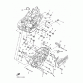 Схема узла: Картер двигателя Yamaha YZ250 YZ250F