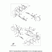 Схема вузла: Поворотники Yamaha XVS1100 V-Star Custom