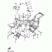 Схема узла: Рама Yamaha XV1100 Virago