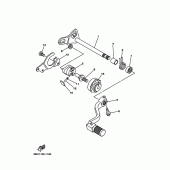 Схема узла: Вал переключения Yamaha YZ125