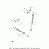 Схема узла: Клапан Yamaha XT250 XT250
