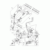 Схема узла: Выхлопная система Yamaha MT01 MT-01