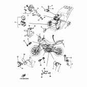 Схема вузла: Електроустаткування 2 Yamaha XT660 XT660Z Tenere