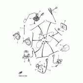 Схема вузла: Електроустаткування 2 Yamaha XJR400