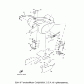 Схема вузла: Топливний бак Yamaha XV1900 Stratoliner S