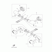 Схема узла: Поворотники Yamaha YBR125