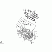 Схема узла: Головка цилиндра Yamaha XJR1300