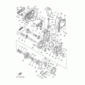 Схема вузла: Проміжна передача Yamaha XV1900 Midnight Star