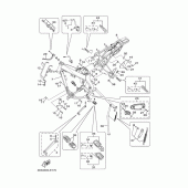 Схема узла: Рама Yamaha XT125